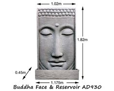 Picture of Buddha Face Pillar & Pond